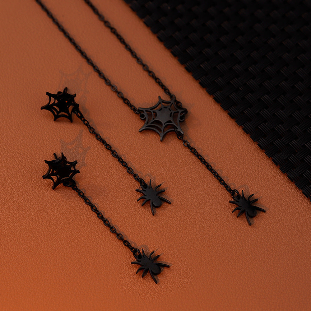 Spider Stainless Steel Female Clavicle Chain