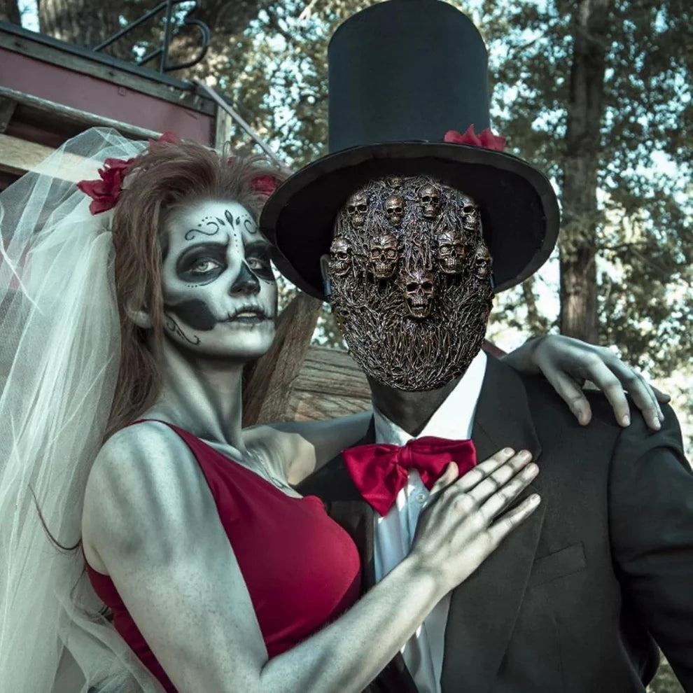 Halloween Terror Skull Mask Steam Punk Doomsday