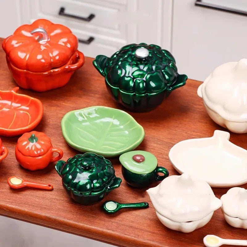 Kitchen Ware Model Simulation Mini Alloy Scene Model