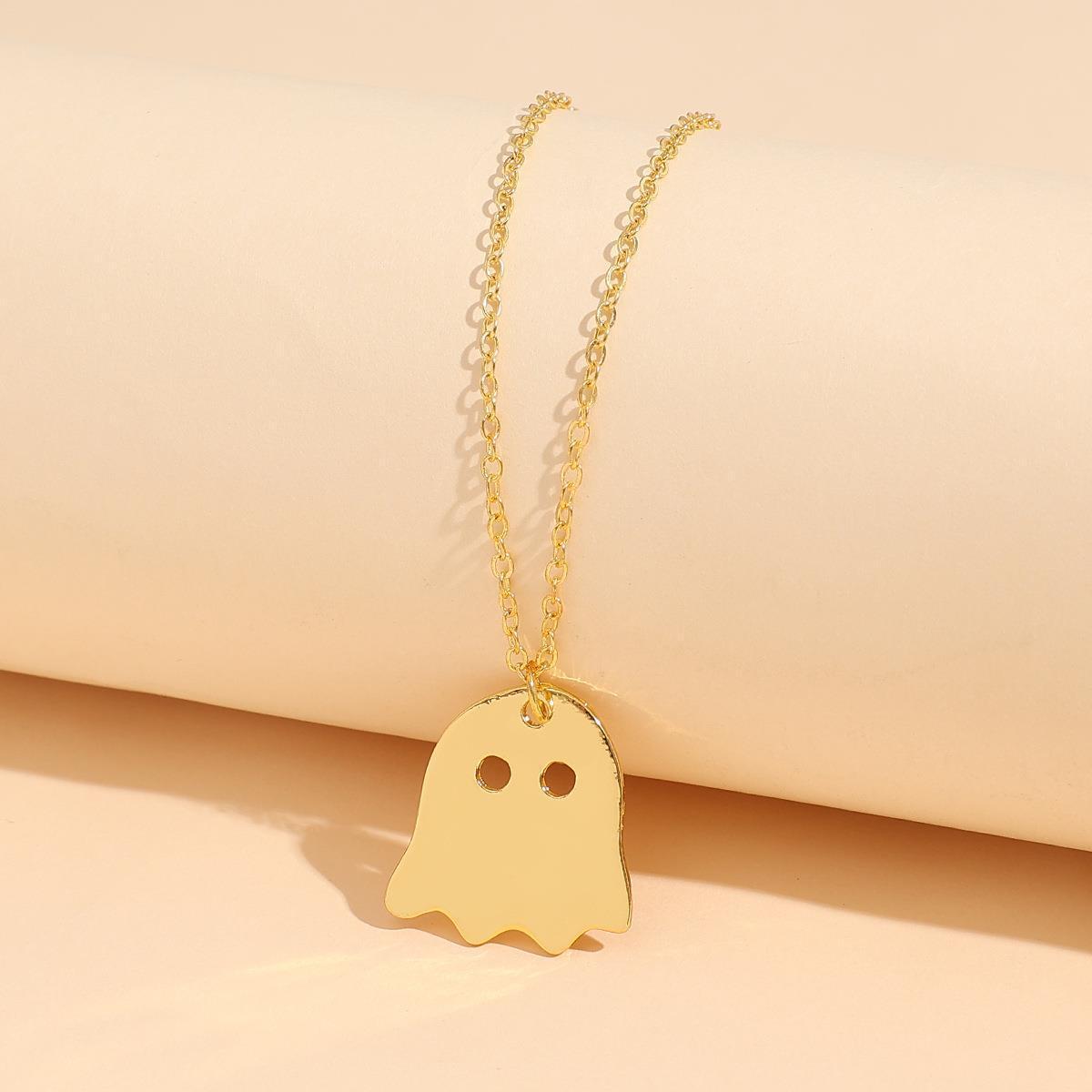 Halloween Small Pumpkin Clavicle Chain