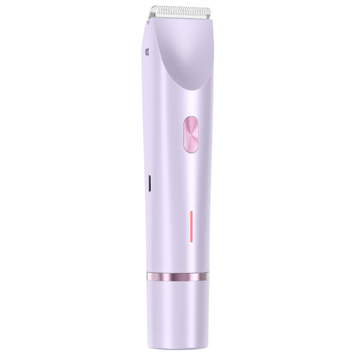 Women Electric Razors 2 in 1 Dual-Head Painless Bikini Trimmer Wet Dry