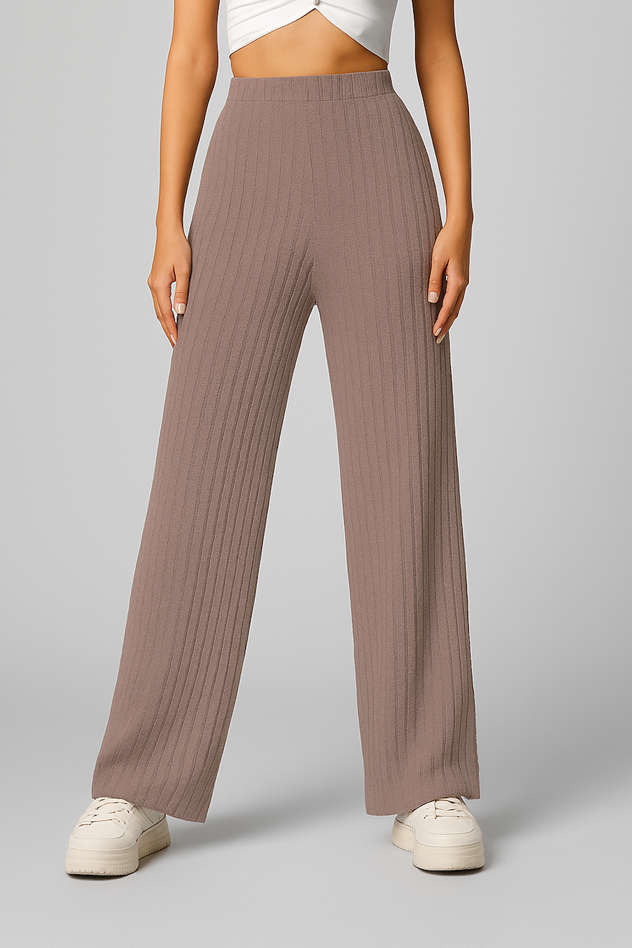 Trouser for Women-Dust Rose (Size-3XL) | D133